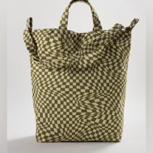 Baggu tote Moss trippy checkered